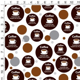 GRAPHICS & MORE Coffee Knocks the Stupid Out of You Funny Gift Wrap Wrapping Paper Roll