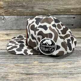 Lost Hat Co Show Me That Duckhole Leather Patch Camo Rope Snapback Hat