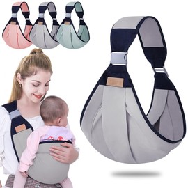 HEARTST Baby Sling for Newborns, Baby Carrier, Side Holding, Air Mesh Material, Soft and Skin-friendly, Sling, Baby Carrier, Baby Carrier, Carrier, Carrier, Side Hold, Side Sitting, Adjustable, Easy