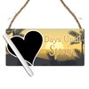 Days Until Spain Vacation Countdown Plaque with Chalkboard - Spanish