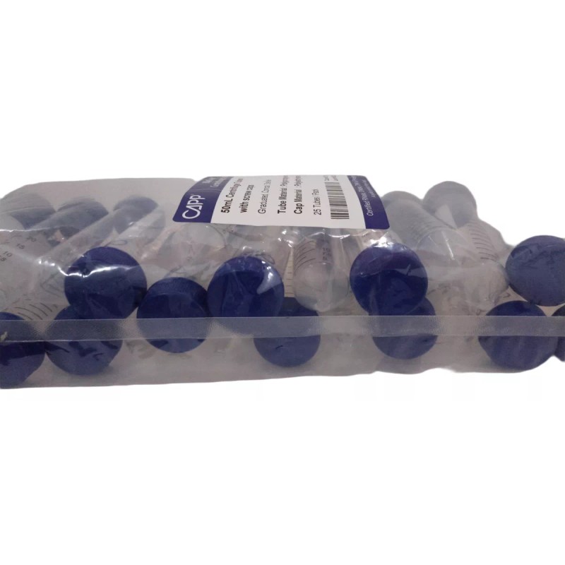CAPP Tubo Centrifuga (tipo Falcón) 50 Ml. 100 Piezas