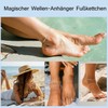 Gkmamrg Fußkettchen für Damen - Fussketten für Frauen - Welle