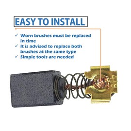 5 Pairs(10PCS) CB419, CB407 Carbon Brush For Makita with CB407, CB419, 191962-4, 191927-6, 195007-0