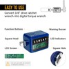 EWK 3/8-inch Drive Digital Torque Adapter 5-100 ft-lbs (6.8-135 Nm),