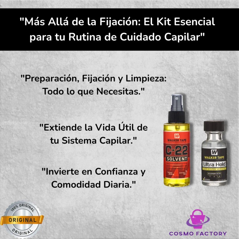 Pegamento Ultra Hold Protesis Solvente C22 Kit Original