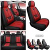 LINGVIDO Leather Car Seat Covers, Breathable Automotive Cover Cushion Accessories