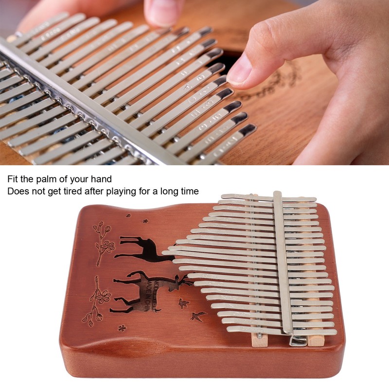 21 Keys Thumb Piano Musical Instruments Kalimba Finger Piano with