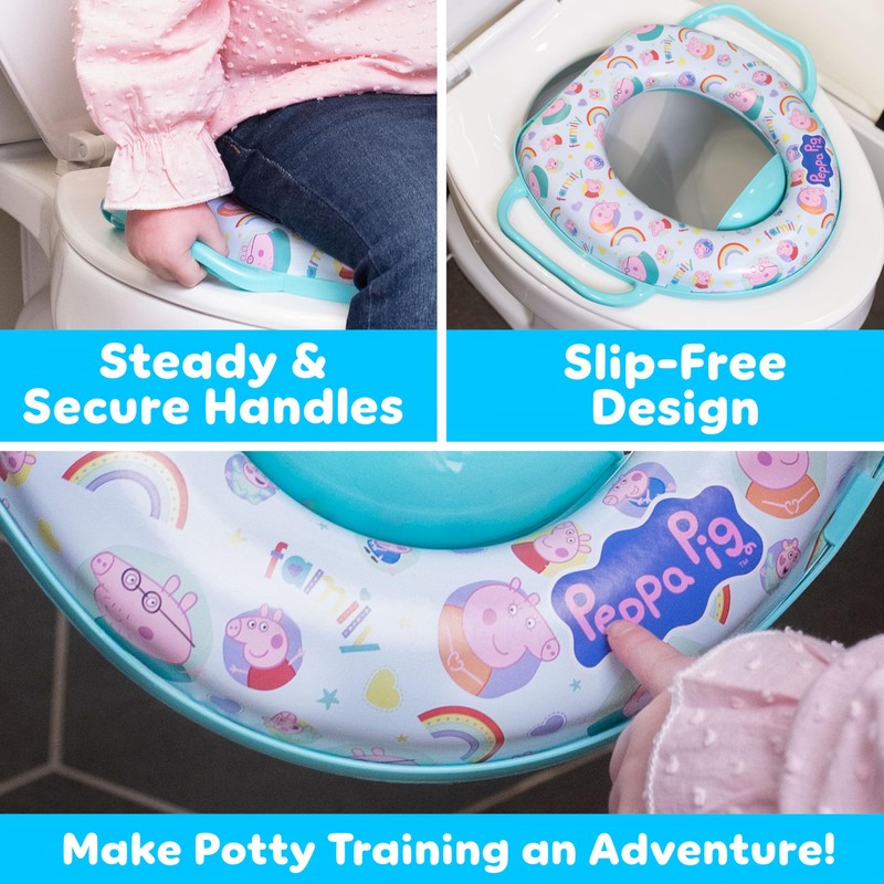 Peppa Pig Soft Potty Training Toilet Seat, Baby Potty Training,