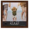 wallsthatspeak 27x27 Mocha Walnut Picture Frame for Puzzles Posters Photos