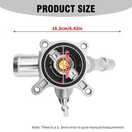 LIDSCURA 5047772AB Engine Coolant Thermostat Housing Water Inlet Assembly, Replacement for Chrysler 200 2.4L L4 2015-2017, Replaces 5047263AB