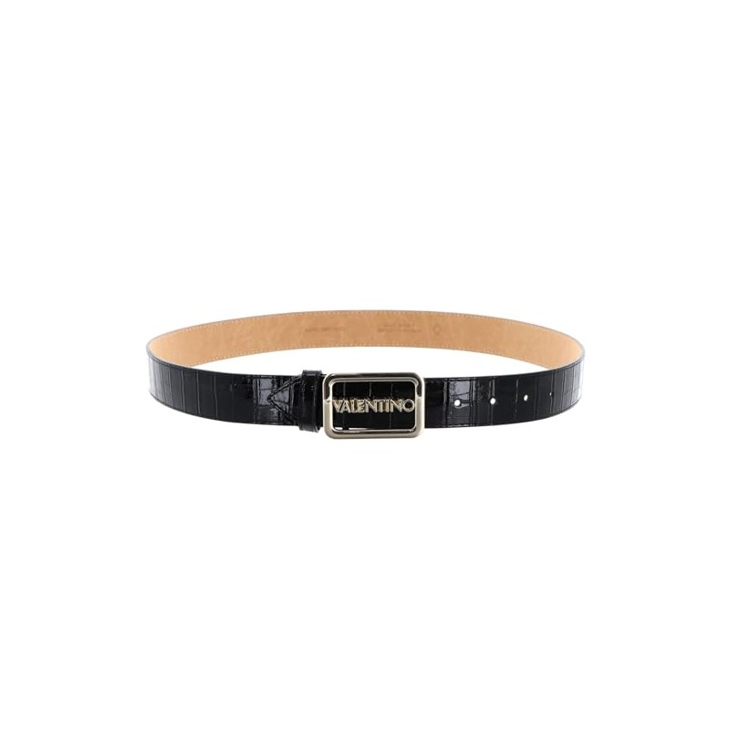 VALENTINO Around Plaque Buckle Belt W115 Nero - Can be