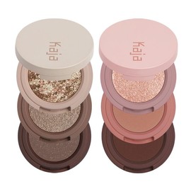 Kaja Korean Eyeshadow l Beauty Bento Duo Bundle (Chocolate Dahlia & Forest Night / Neutral Moment & Rose Macaron):_Chocolate Dahlia & Forest Night