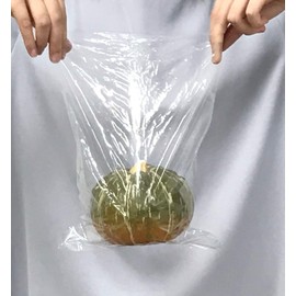 Oldi LR025-11 Transparent Plastic Bags, 7.9 x 11.8 inches (20 x 30 cm), Thickness 0.00001 inches (0.025 mm), No. 11 Polybag with Drawstring, Pack of 100