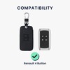 kwmobile Car Key Case Compatible with Renault 4-Button Smartkey Car