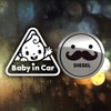 Jeje Deco P_Triangle Reflection+Fuel Cap Mustache Diesel B / P_세모 반사+주유구수염 디젤B