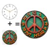 30x30cm Round Glass Wall Clock that is a Practical Investment