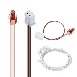 3D Printer Thermistor 100k NTC 3950, M3 Stud Thermistor 100k ntc 3950 Temperature Sensor with 1.3 Meter Extended Cable Wire Use for Ender 3 V2 Pro CR10 and Other 3D Printer Extruder Hotend
