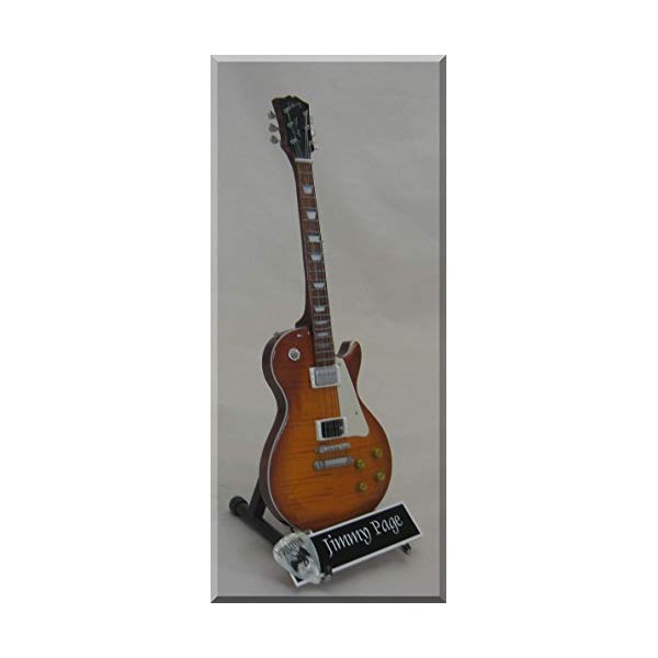IZZI Jimmy Page Miniature Guitar with Guitar Pick