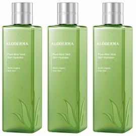 Aloderma Pure Organic Aloe Vera Moisturizer Toner for Face Made with 99.8% Organic Aloe Vera, Skin Toner for Oily & Combination Skin, Hydrating Toner, Soothing Aloe Vera, Improves Skin Tone & Texture