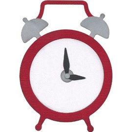 QuicKutz We R Memory Keepers 4-Inch by 4-Inch Die, Alarm Clock