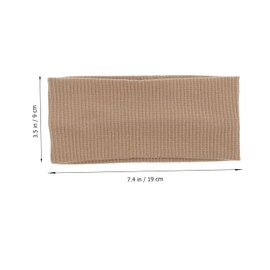 Plain Stretchy Headbands, 4pcs Cotton Elastic Hair Bands for Adults, Unisex Non-Slip Head Bands, Fashionable Hair Accessories for Sports, Makeup, Yoga, and Running.