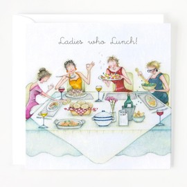 Berni Parker 'Ladies who Lunch!' Blank Greetings Card