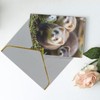 HQaxsfQxnr Greeting Cards Blank Note Cards with Gold Edge Envelopes