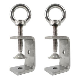 C-Zwingen Set, 2 Stück Heavy Duty C-Clamp, 47mm Edelstahl Heavy Duty Clamp, Holzbearbeitung Fixture Clamp, Laubsägezwingen, mit Hebering, für Diy Holzbearbeitung, Schweißen, Tischlerei