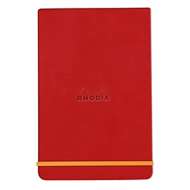 Rhodia 194366C Notebook Webnotepad 9 x 14 cm, 96 Sheets Removable Lined 90 g, Pack of 1, Clapping Red