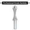 Akylin Convex Edge Oval Router Bits 1/2 Inch Shank,Shallow Bullnose