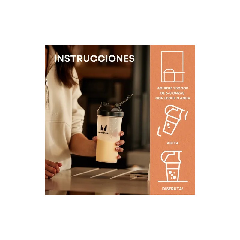 Suplemento en polvo Myprotein Pre entrenamiento sabor malteada de fresa