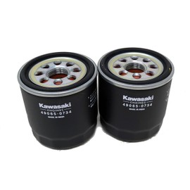 Kawasaki (Pack of 2) 49065-0724 Oil Filter Fits 49065-7010 OEM