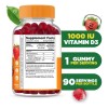Lifeable Gomitas Vitamina D3 Niños 1000 Ui Sabor Fresa 90
