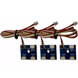 DCC Concepts ~ Cobalt-SS Universal Extension Leads ~ 1 Meter ~ 3 Pcs ~ DCP-CBULL