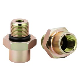 Transmission Cooler Oil Tube Connector Kit Compatible with Ford F-250 F-350 F-450 F-550 Super Duty 6.8L & 7.3L 1999-2004 (Thread 5/8-18UNF)