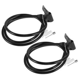 BIUDECO Dual Tire Air Inflation Kit 2 Pcs Air Pump Hose Extendable Adapters for Bicycles Cars