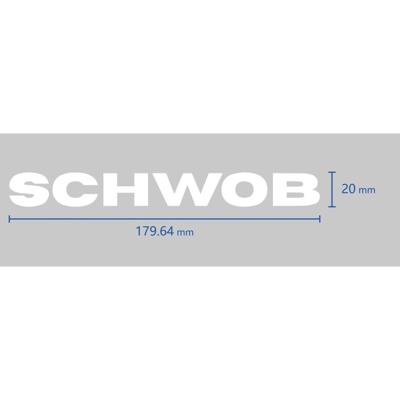 Swabian Swabian Car Sticker "Schwob"