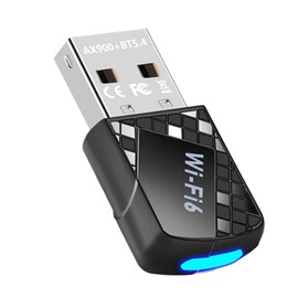 Nxyupv AX900 USB WiFi 6 Adapter 900Mbps Bluetooth 5.4 2 in 1 USB Dongle 2.4G 5G Wireless WLAN Receiver for Win10&Win11