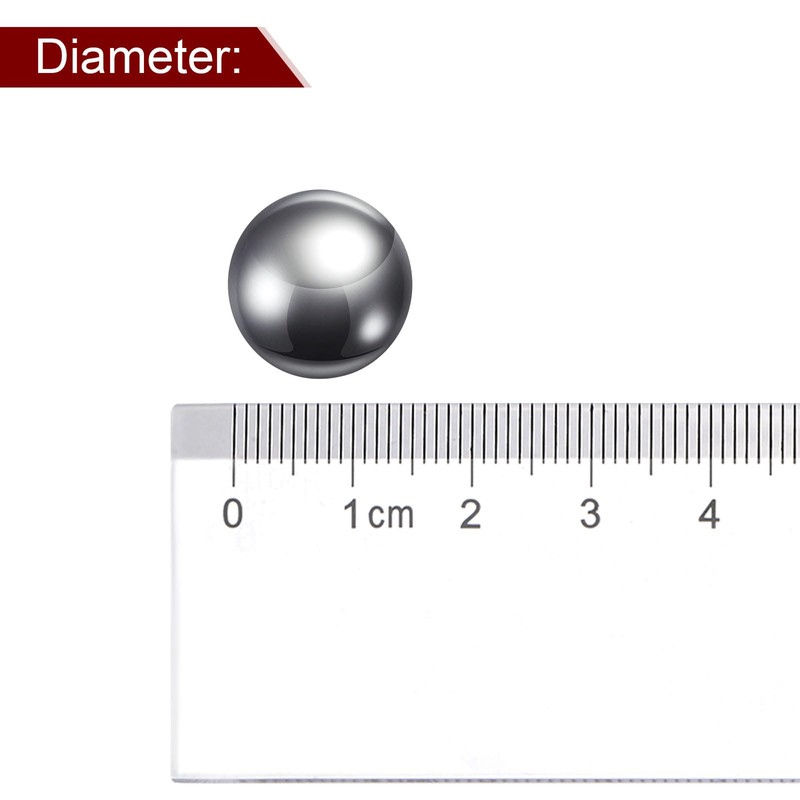 sourcing map 8pcs Precision Balls 15mm Diameter G200 201 Stainless