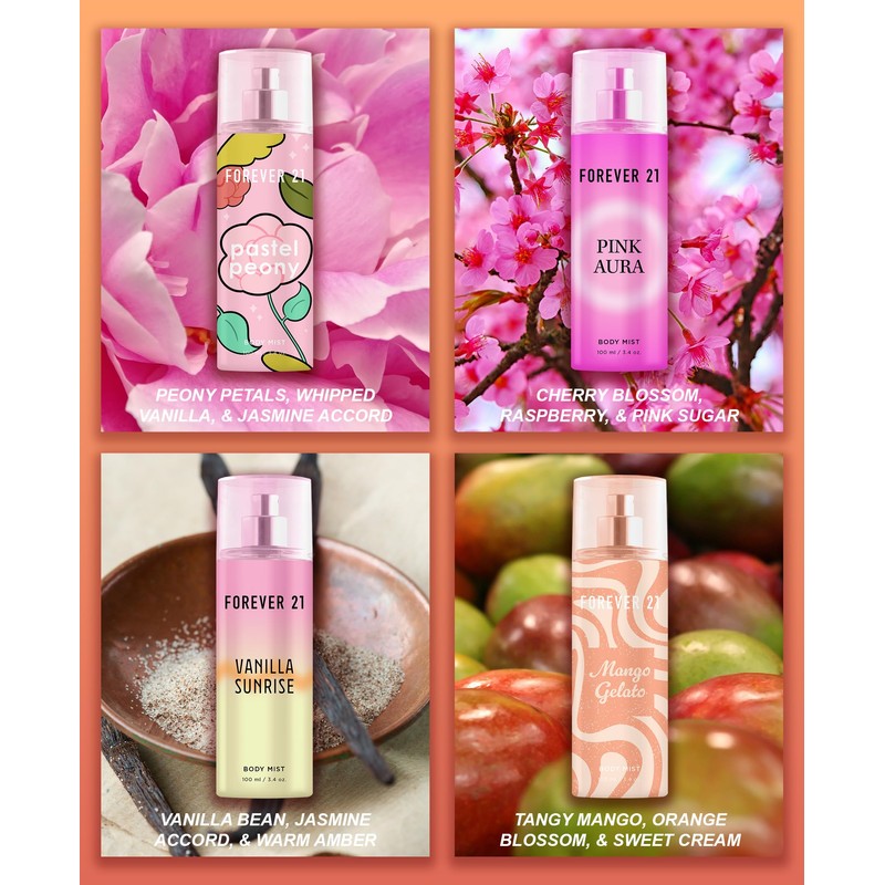 Forever 21 100ml Body Mist Coffret