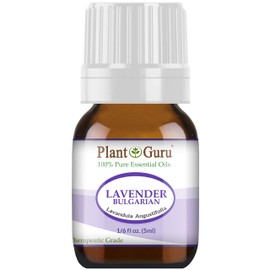 Lavender Essential Oil 5 ml. (Bulgarian) 100% Pure Natural Undiluted Therapeutic Grade for Skin, Body and Hair Growth, Aromatherapy Diffuser, Great for Relaxation and Calming.