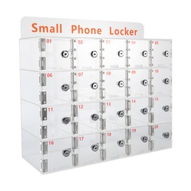 TITIDU Cell Phone Lockers 20 Slots for Employees Classroom Phone Pocket Chart Storage Organizer for Office Classroom Conference Rooms