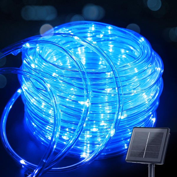 Brightown Solar String Lights Outdoor, 39FT 100 LED Rope Lights