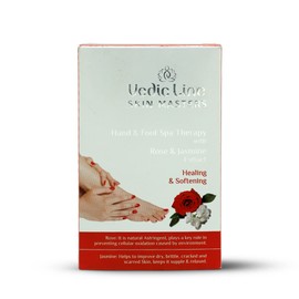 Vedicline Hand & Foot Spa Therapy With Rose & Jasmine Extract Monodose kit Repair Cracked & Dry Heels,Cuticles For Nourished Skin, 92ml