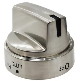 Tolxh #WB03X24818 Stainless Steel Control Knob 4363588 AP5989029 4363588 PS11729081 JGB645EEK1ES JGB645EEK2ES New Replacement Parts for GE Gas Range Stove