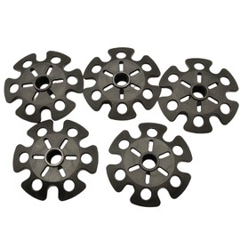 5 pcs Removable Mud Ski Basket Trekking Pole Snowflake Basket,Removable Mud Ski Basket Replacement Accessory for Hiking Poles