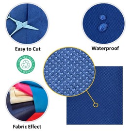 NATUARTE, Table Runner Dark Blue, Non-Woven Table Runner, Decorative Table Runner, 25 m x 30 cm, Table Decoration, Christening, Communion, Wedding, Birthdays, Table Runner Roll, Colour: Navy Blue