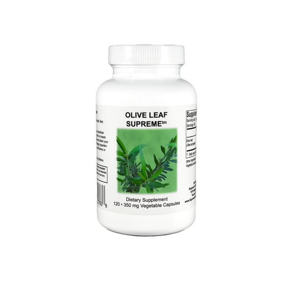 Supreme Nutrition Olive Leaf Supreme, 120 Pure Olive Leaf Vegetarian Capsules