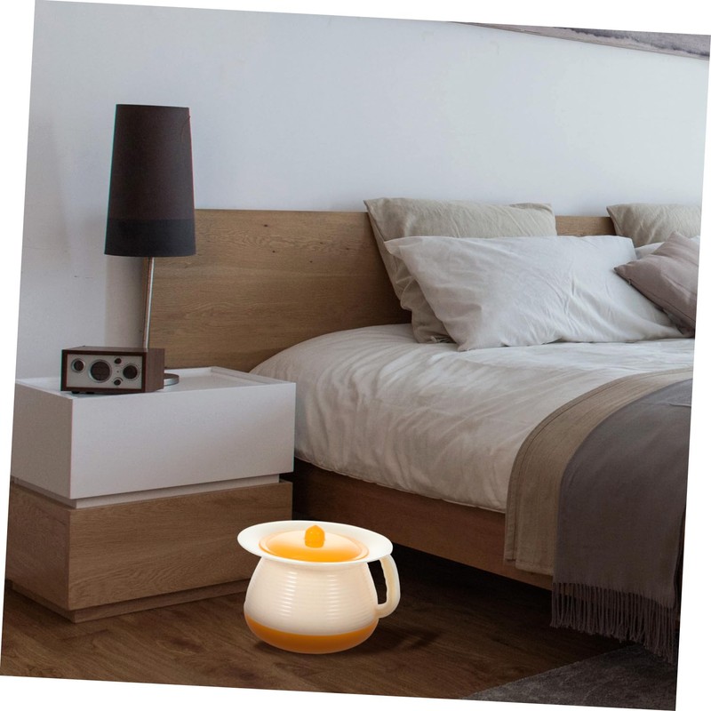 Healeved Thicker Material Urinal Pail Pot Chamber Pot for Adults