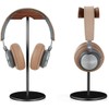 Jichenfang Headphone Stand with 6 cm Wide Headrest Walnut Headset